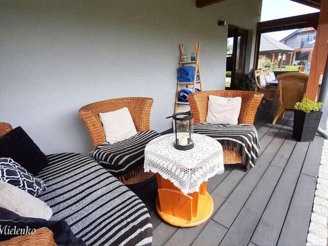 Holiday Home With A Terrace, Sauna, Jacuzzi Mielenko Buitenkant foto